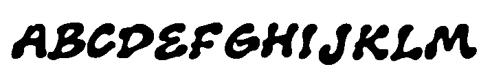 RTWildRoutine-Regular Font UPPERCASE