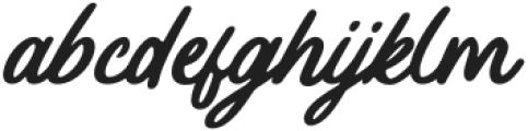 RT Goodneighbor Script otf (400) Font LOWERCASE