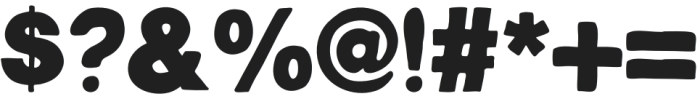 RT Humdinger Regular otf (400) Font OTHER CHARS