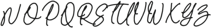 RTAuthenticBonds-Regular otf (400) Font UPPERCASE