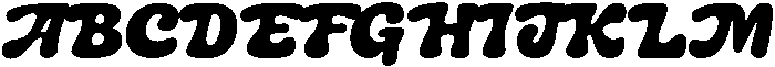 RTChonzo-Regular otf (400) Font UPPERCASE