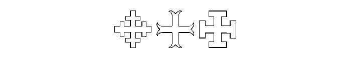 RTA Cross Font UPPERCASE