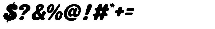 RT Chonzo Font OTHER CHARS