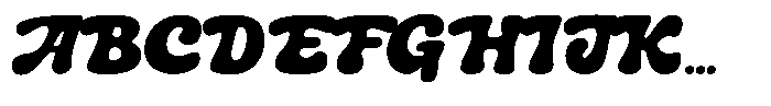 RT Chonzo Font UPPERCASE