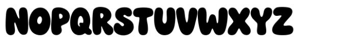 RT Chubby Dinner Font UPPERCASE