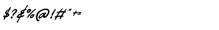 RT Dockhand Script Font OTHER CHARS