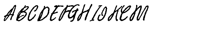 RT Dockhand Script Font UPPERCASE