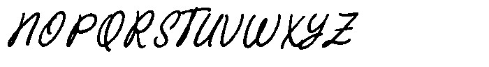 RT Dockhand Script Font UPPERCASE