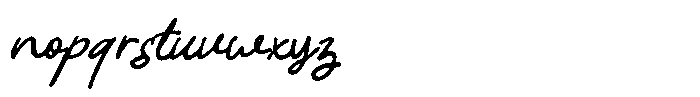 RT Dockhand Script Font LOWERCASE