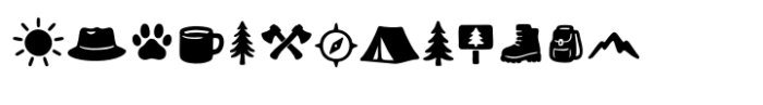 RT Wildkins Dingbats Font UPPERCASE