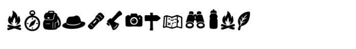 RT Wildkins Dingbats Font UPPERCASE