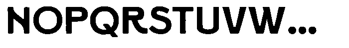 RTCO BRISLING Clean Font UPPERCASE
