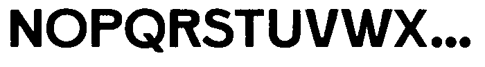 RTCO BRISLING Roughen Font LOWERCASE