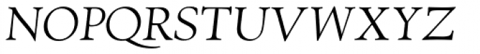 RTF Amethyst Book Italic Font UPPERCASE