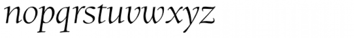 RTF Amethyst Book Italic Font LOWERCASE