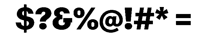 RT Dromo Black Font OTHER CHARS