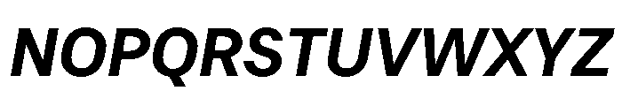 RT Dromo Bold Italic Font UPPERCASE