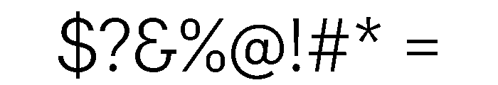 RT Dromo Light Font OTHER CHARS