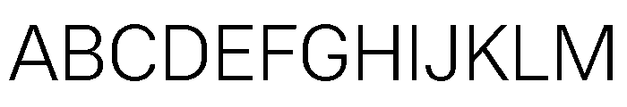 RT Dromo Light Font UPPERCASE