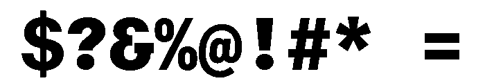 RT Dromo Mono Black Font OTHER CHARS