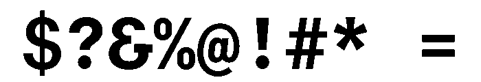 RT Dromo Mono Bold Font OTHER CHARS