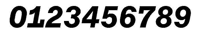 RT Dromo Mono Extrabold Italic Font OTHER CHARS