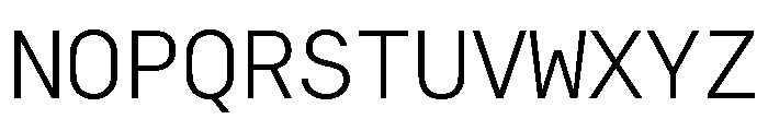 RT Dromo Mono Light Font UPPERCASE