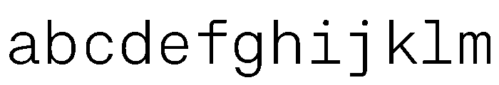 RT Dromo Mono Light FONT