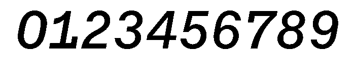 RT Dromo Mono Medium Italic Font OTHER CHARS