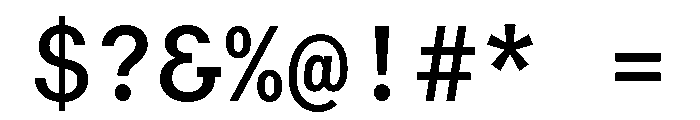 RT Dromo Mono Medium Font OTHER CHARS