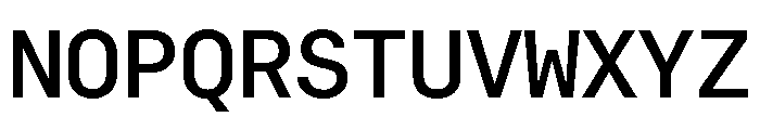 RT Dromo Mono Medium Font UPPERCASE