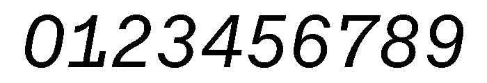 RT Dromo Mono Regular Italic Font OTHER CHARS