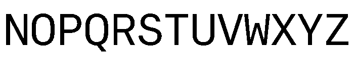 RT Dromo Mono Regular Font UPPERCASE