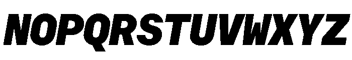 RT Dromo Mono Super Italic Font UPPERCASE