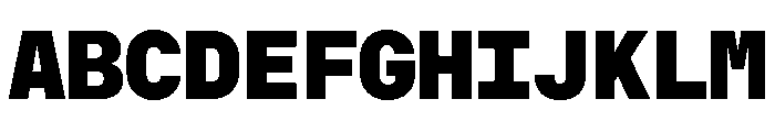 RT Dromo Mono Super Font UPPERCASE