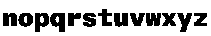 RT Dromo Mono Super Font LOWERCASE