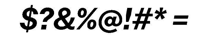 RT Lately Bold Italic Font OTHER CHARS