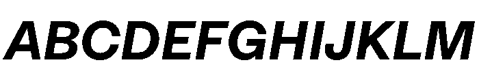 RT Lately Bold Italic Font UPPERCASE