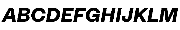 RT Lately Extrabold Italic Font UPPERCASE