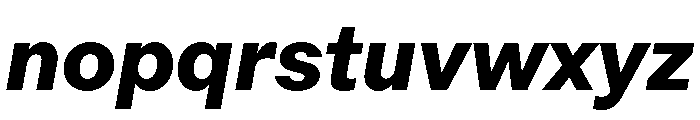 RT Lately Extrabold Italic Font LOWERCASE
