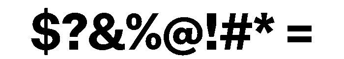 RT Lately Extrabold Font OTHER CHARS