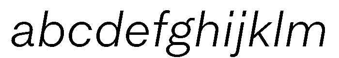 RT Lately Light Italic FONT