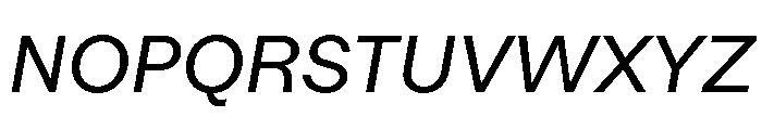 RT Lately Regular Italic Font UPPERCASE