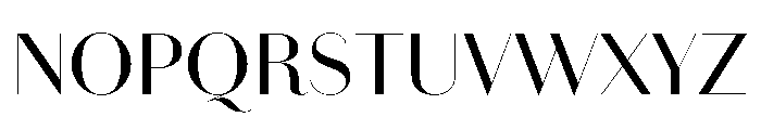 RTVitrine Regular Font UPPERCASE