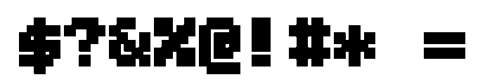 Rubik Glitch Bold Font OTHER CHARS