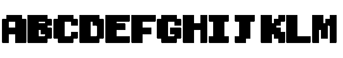 Rubik Glitch Bold Font UPPERCASE