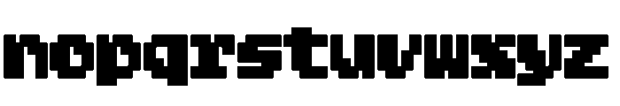 Rubik Glitch Bold Font LOWERCASE