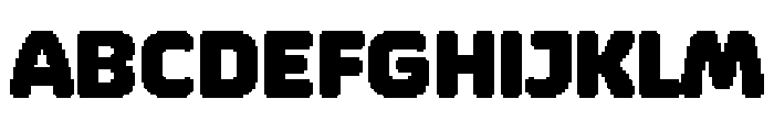 Rubik Glitch Extra Bold Font UPPERCASE