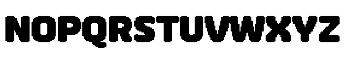 Rubik Glitch Extra Bold Font UPPERCASE