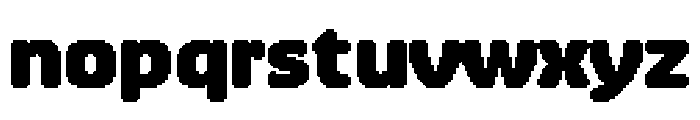 Rubik Glitch Extra Bold Font LOWERCASE